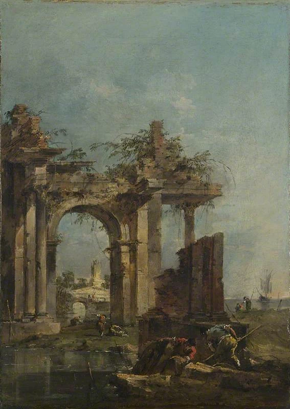 Capriccio con rovine - National Gallery, London